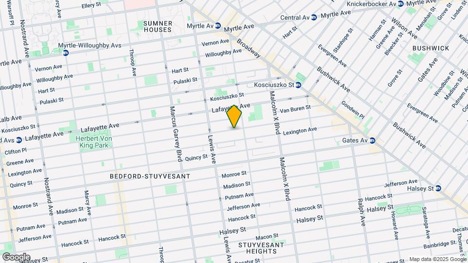840 Greene Ave Mapa y Detalles de la Ubicación