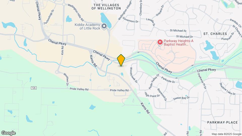 15401 Chenal Pkwy Map and Location Details