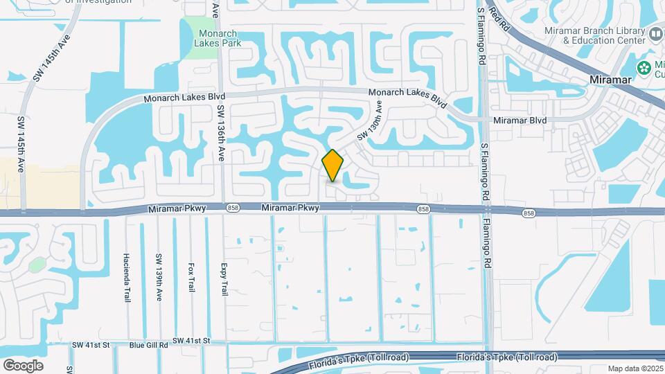 3136 SW 129th Way Mapa y Detalles de la Ubicación