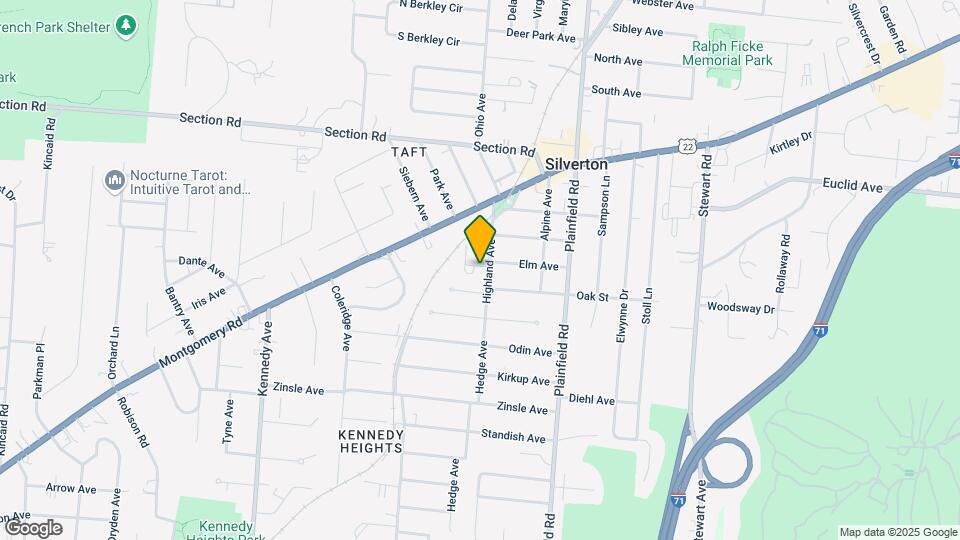6713 Highland Ave Mapa y Detalles de la Ubicación