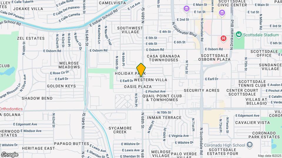 3120 N 68th St Map and Location Details