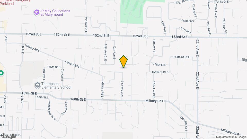 1219 156th St Ct E Map and Location Details