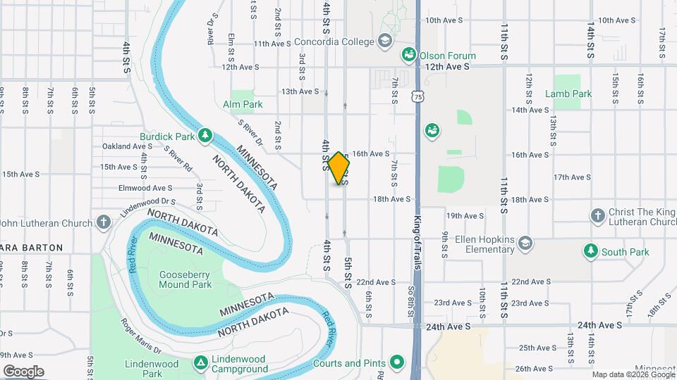1717 5th St S Map and Location Details