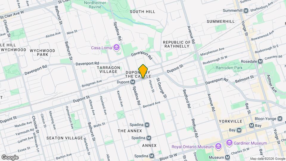 209 Madison Ave Map and Location Details