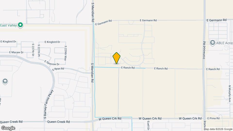 1235 W Sparrow Dr Map and Location Details