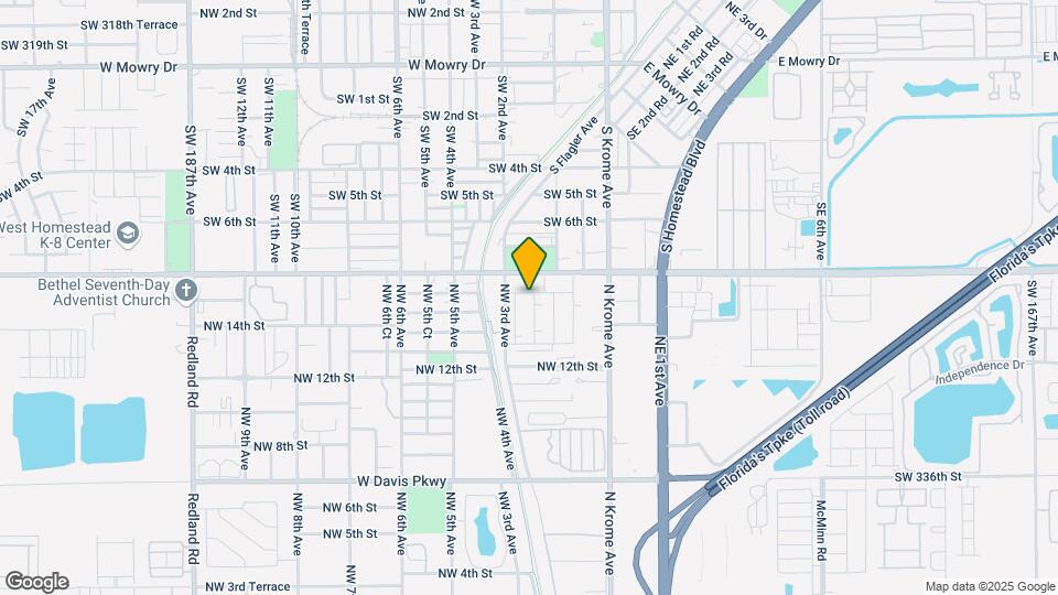 1478 NW 2nd Ave Map and Location Details