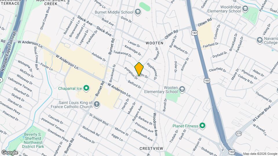 1908 Pompton Dr Map and Location Details