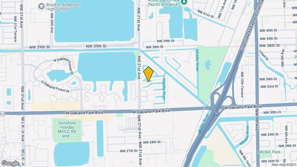 1980 NW 33rd Ct Map and Location Details