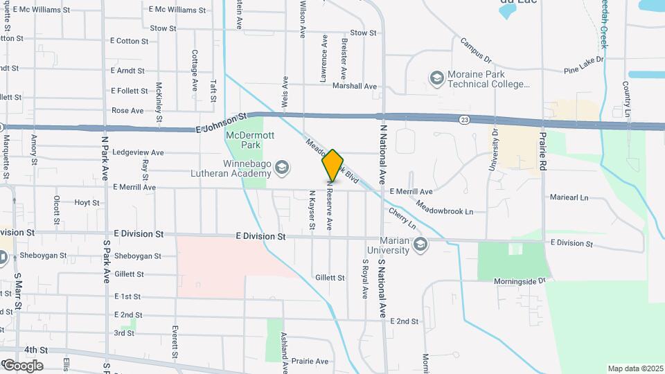 85 N Reserve Ave Mapa y Detalles de la Ubicación