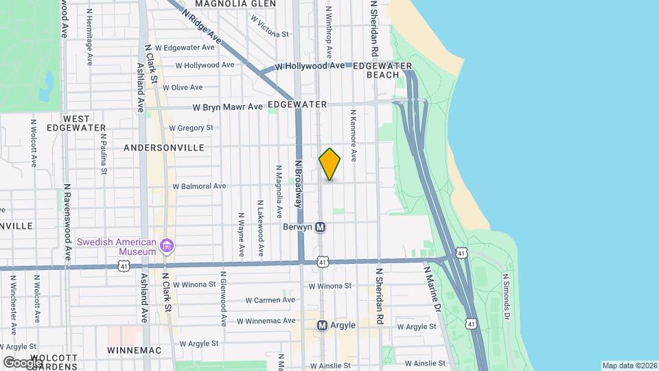 5358 N Winthrop Ave Map and Location Details