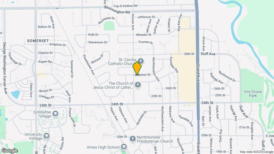 1412 Johnson St Map and Location Details