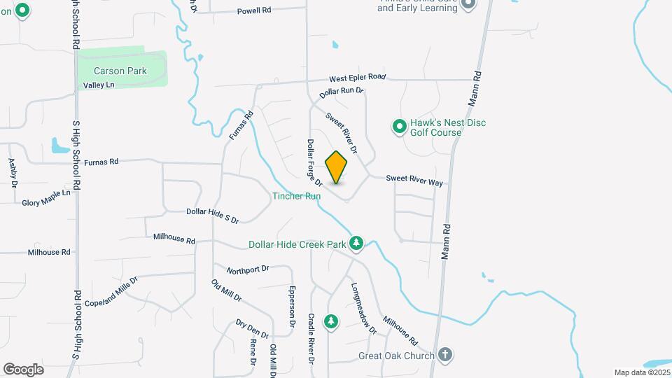 5821 Dollar Forge Dr Map and Location Details