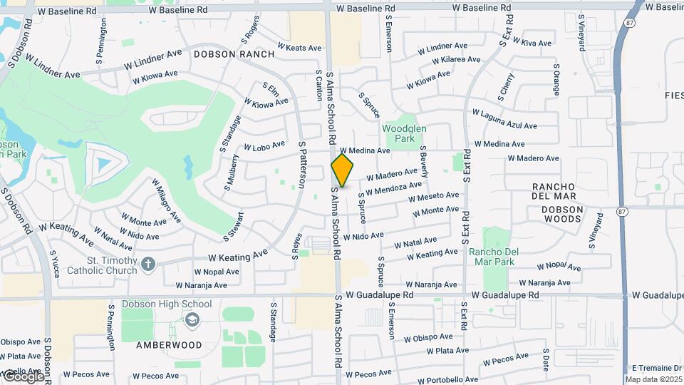 2502 S Mollera Cir Map and Location Details