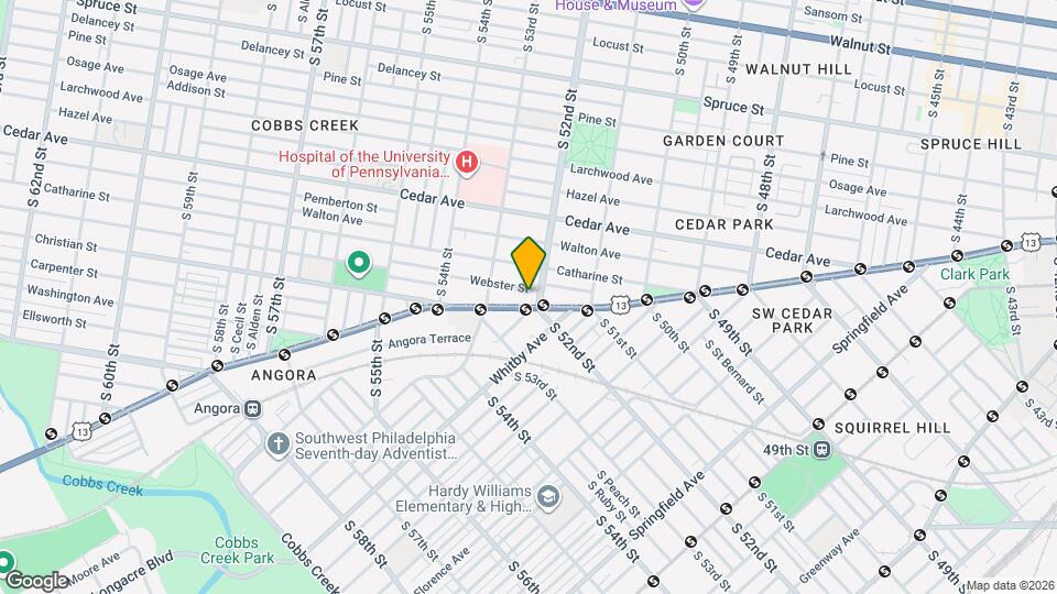 5202 Webster St Map and Location Details