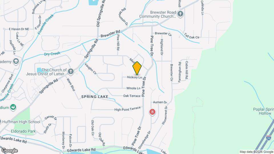 1440 Hickory Ln Map and Location Details