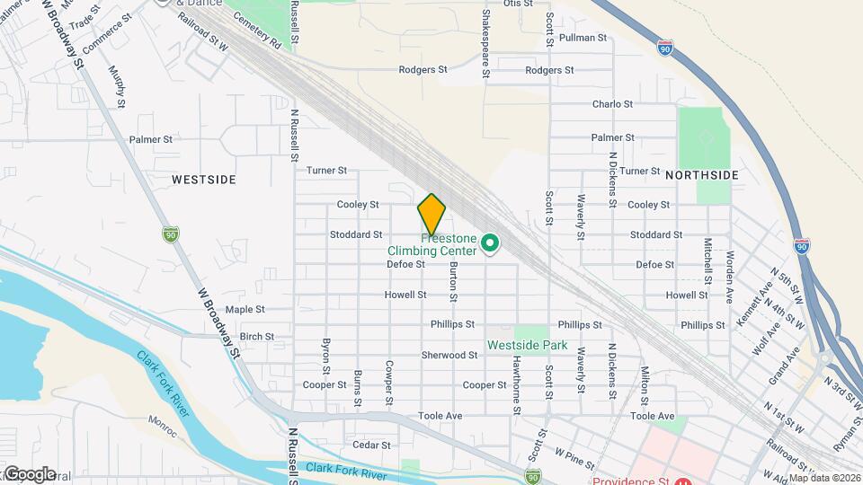 1411 Stoddard St Mapa y Detalles de la Ubicación