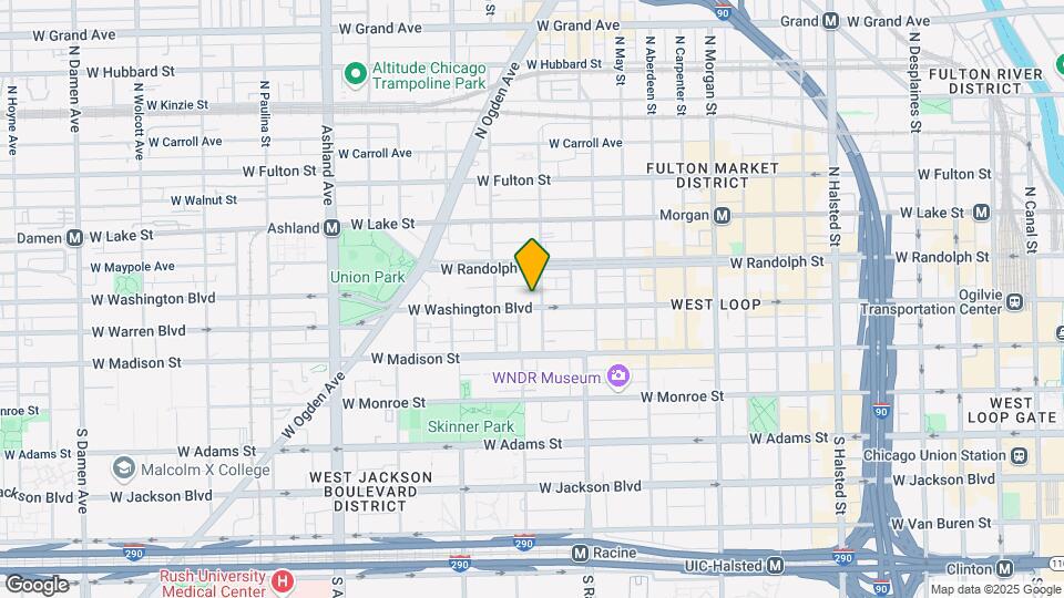 1260 W Washington Blvd Map and Location Details