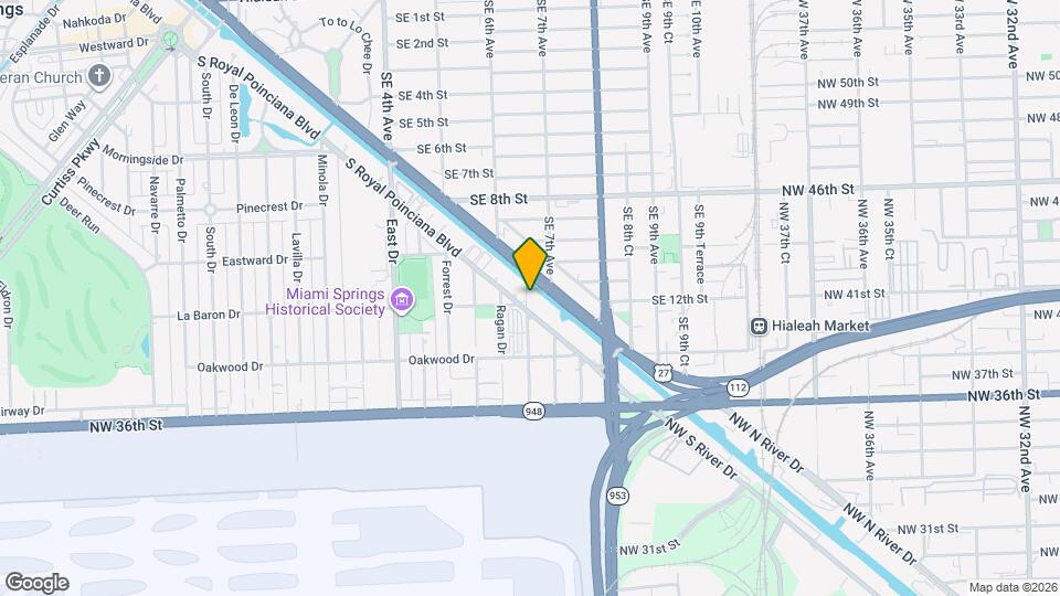 701 S Royal Poinciana Blvd Map and Location Details