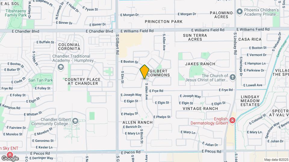 2749 S Birch St Map and Location Details