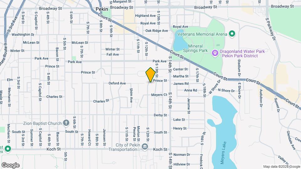 1004 S 12th St Map and Location Details