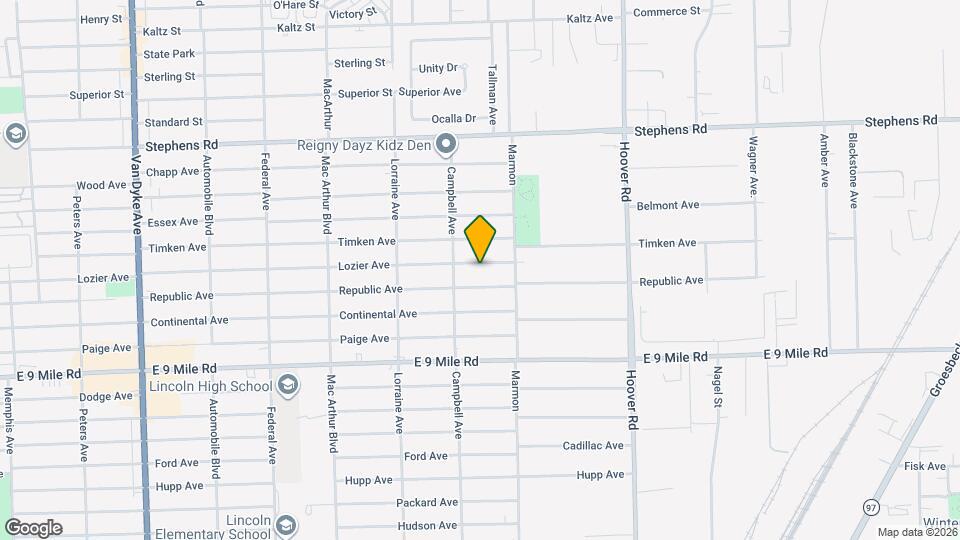 11252 Lozier Ave Map and Location Details