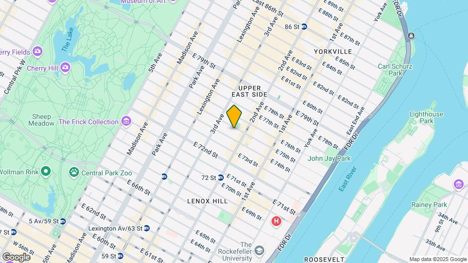 234 E 75th St Mapa y Detalles de la Ubicación