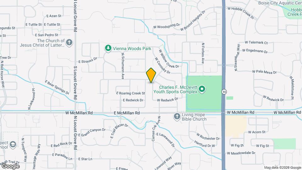 5113 N Ice Springs Way Map and Location Details