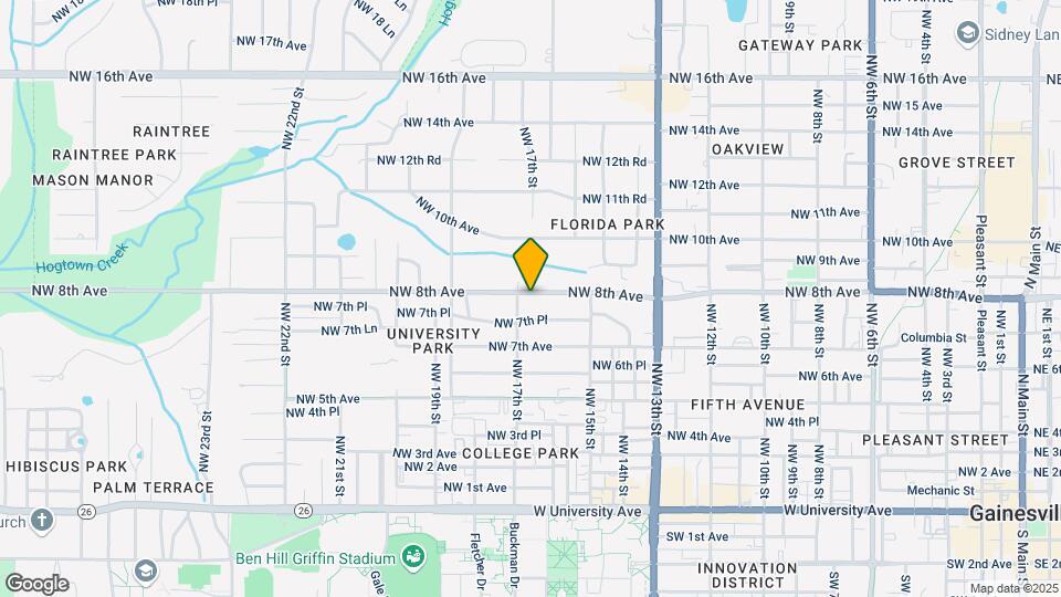 1627 NW 8th Ave Map and Location Details