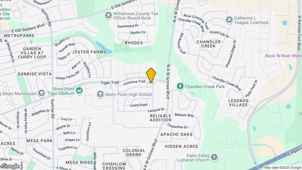 2102 Bluebonnet Dr Map and Location Details