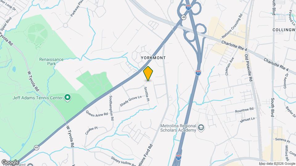 5015 Grapevine Dr Map and Location Details