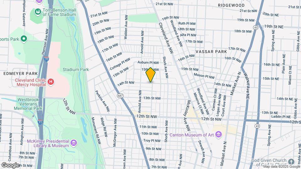 1104 14th St NW Map and Location Details