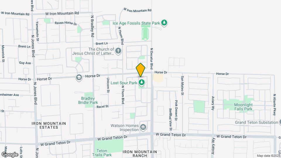 8328 N Highland Ranch St Map and Location Details