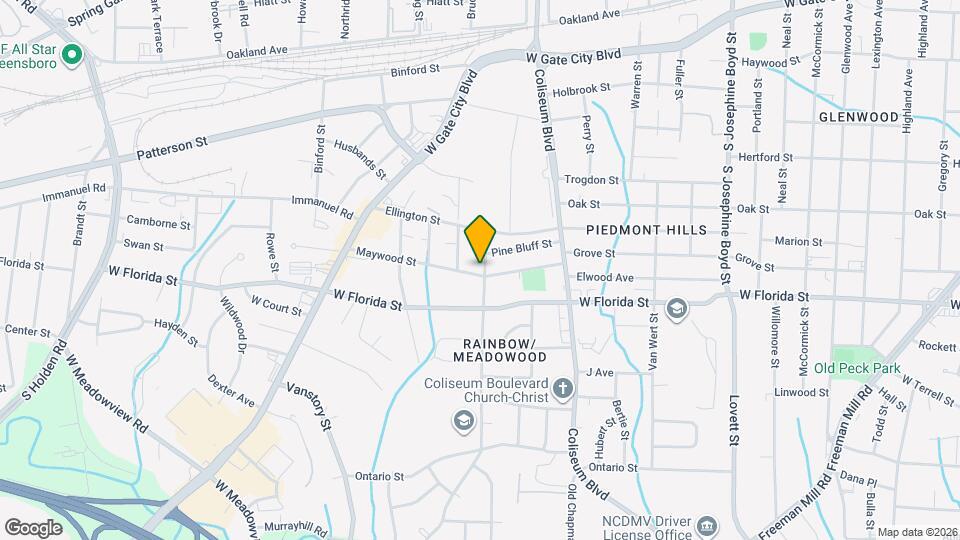 1608 Hardie St Map and Location Details