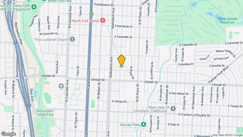 502 E San Miguel St Map and Location Details