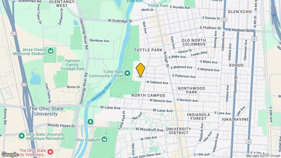 Oakland Arms Mapa y Detalles de la Ubicación