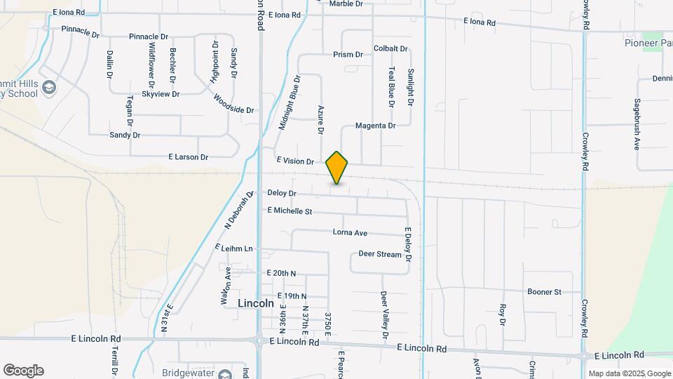 3733 E Deloy Dr Map and Location Details