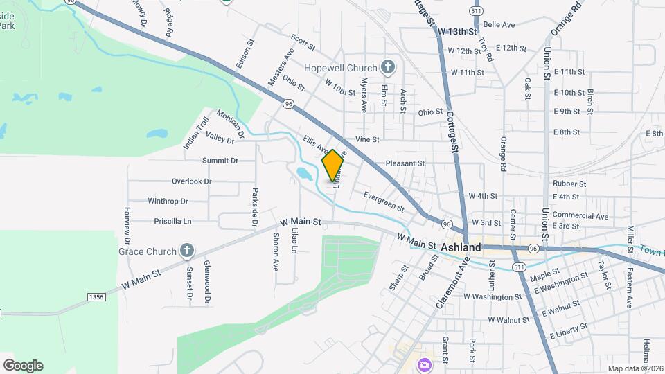 232 Lindale Ave Map and Location Details