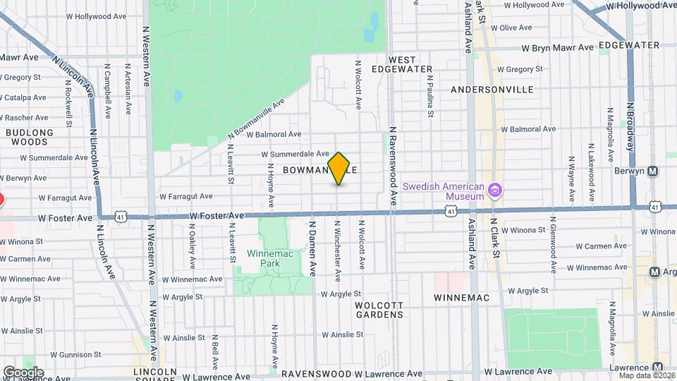 5237 N Winchester Ave Map and Location Details