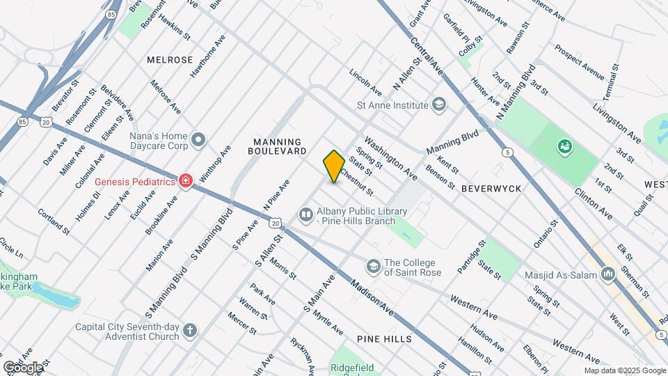 838 Lancaster St Map and Location Details