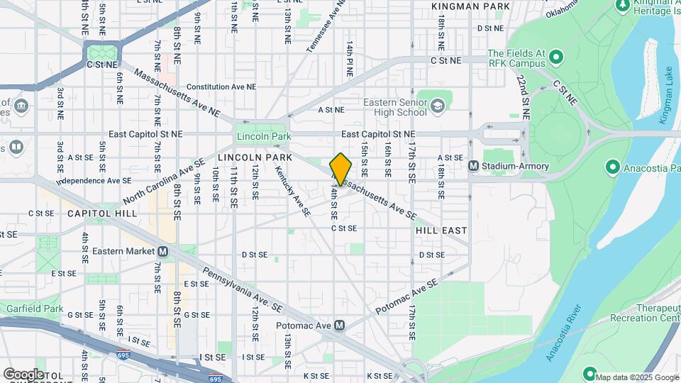 1412 S Carolina Ave SE Map and Location Details