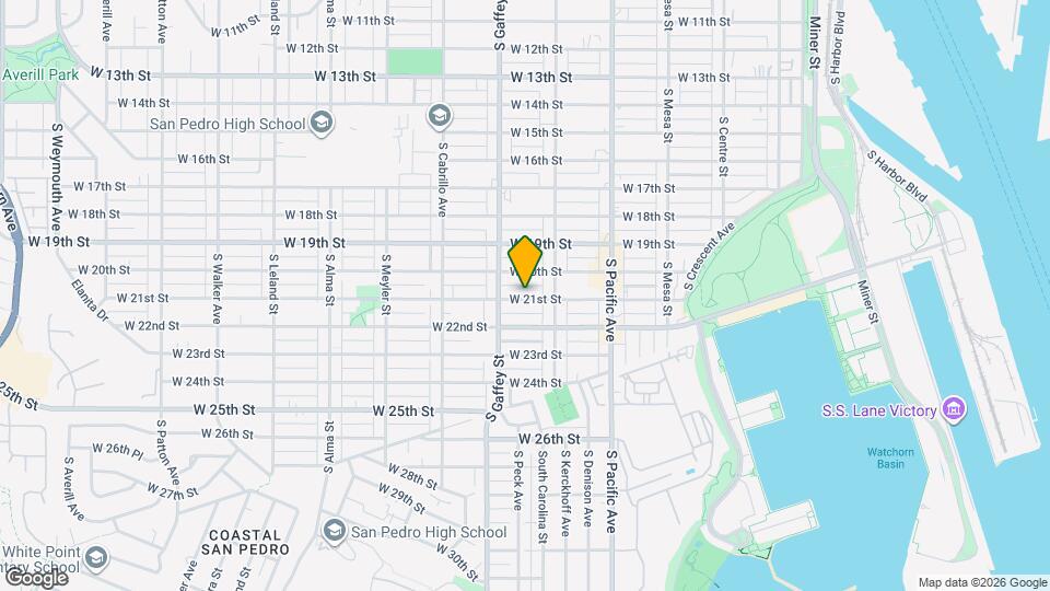 654 W 21st St Mapa y Detalles de la Ubicación