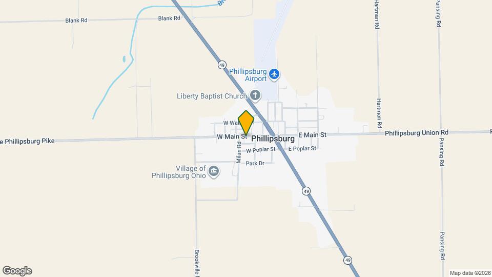 41 W Main St Map and Location Details