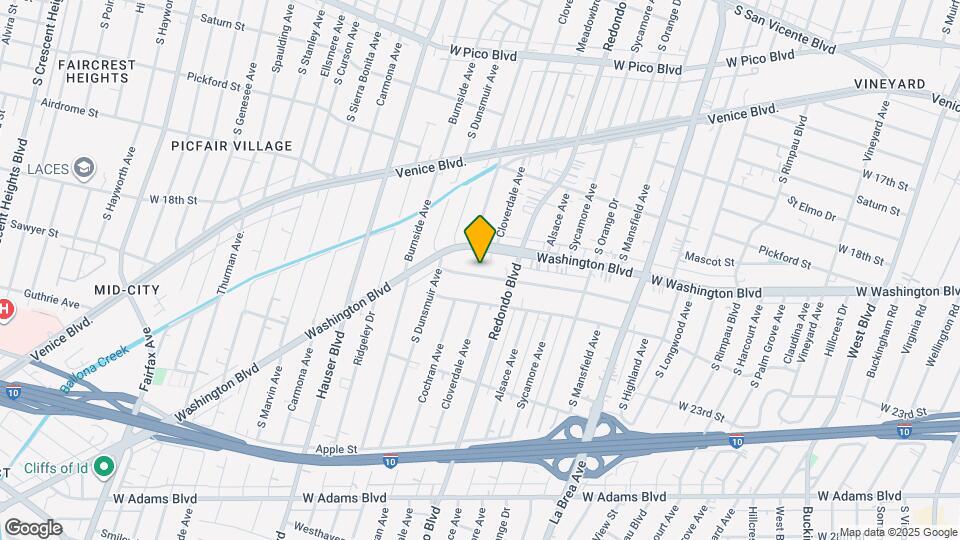 5207 20th St Map and Location Details