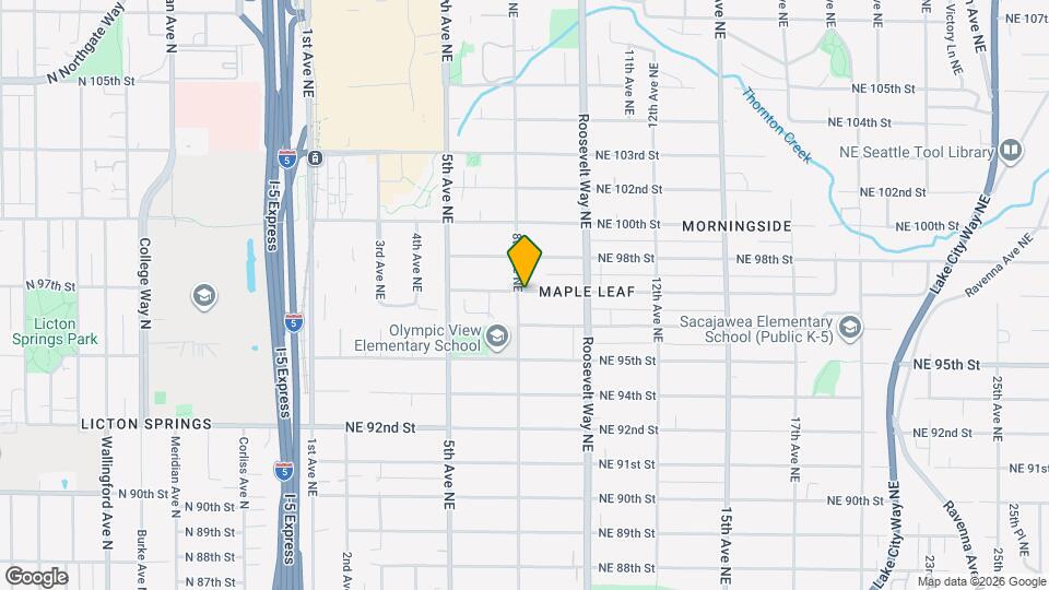 9628 8th Ave NE Mapa y Detalles de la Ubicación