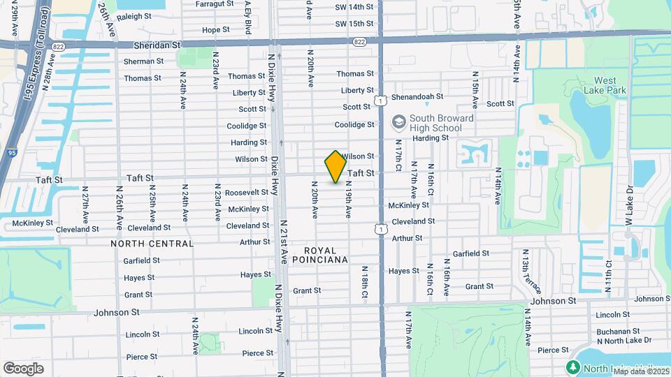 1923 Roosevelt St Map and Location Details