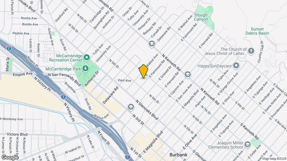 523 E Fairmount Rd Map and Location Details