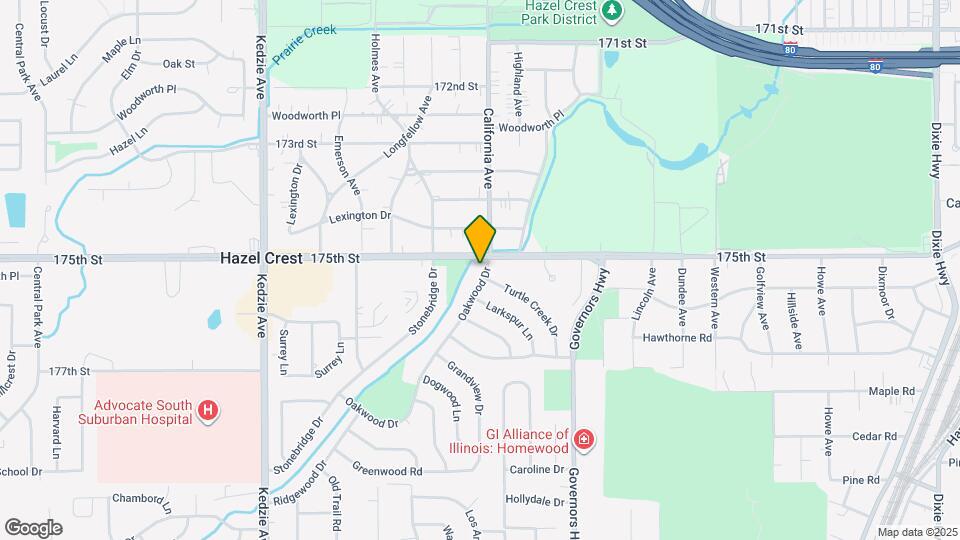 17504 Oakwood Dr Map and Location Details