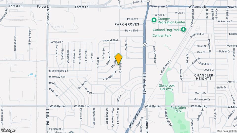 1425 Marion Dr Map and Location Details