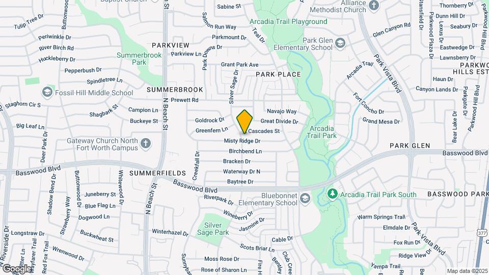 4701 Misty Ridge Dr Map and Location Details
