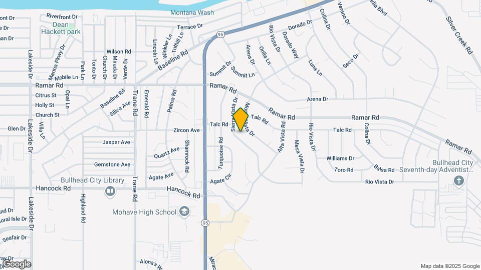 1632 Sierra Vista Dr Map and Location Details